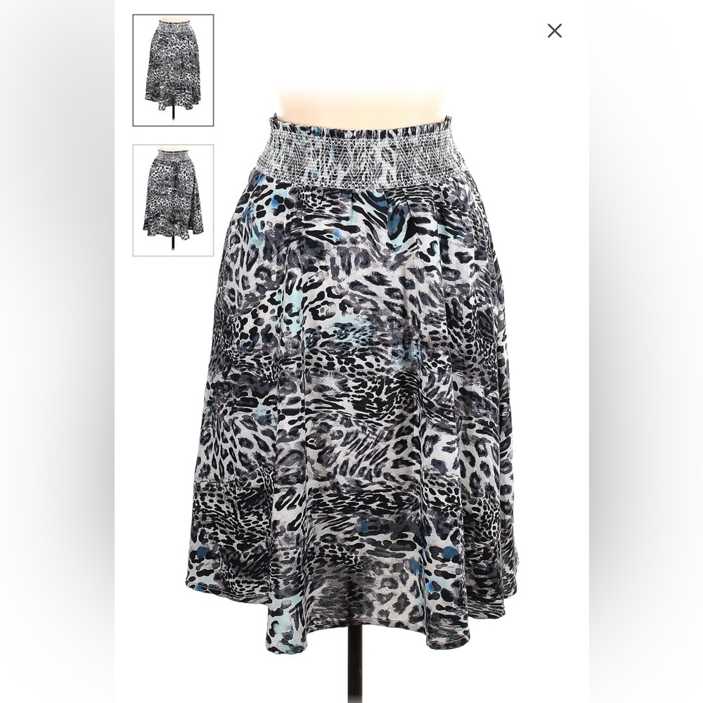 Flint & Moss Animal Print Skirt – Size Large